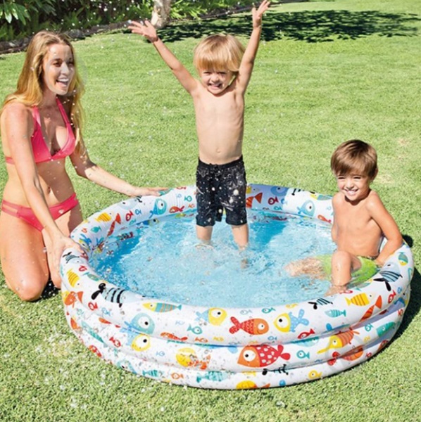 Бассейн надувной Intex арт.59431 132х28 см в ассортименте