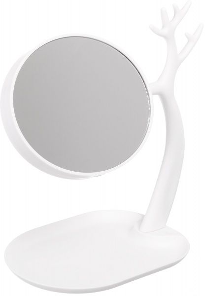 Дзеркало косметичне 28х22х16 см білий 