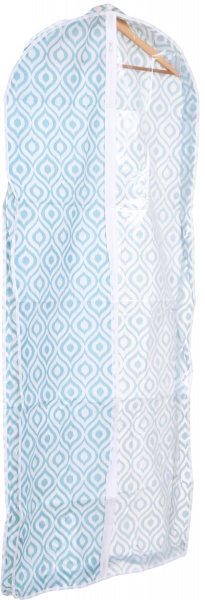Чохол для зберігання об'ємний Лілея Vivendi 150x60 см бірюзовий із білим