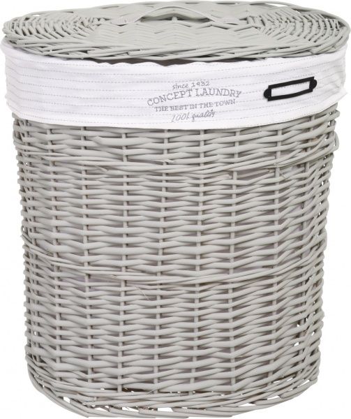 Корзинка плетеная Tony Bridge Basket с текстилем 44х30х48 см HQN20-4CD-2 