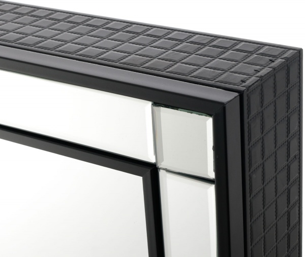 Напольное зеркало с секцией для хранения аксессуаров PS160-A4014 360x1230 мм черный 