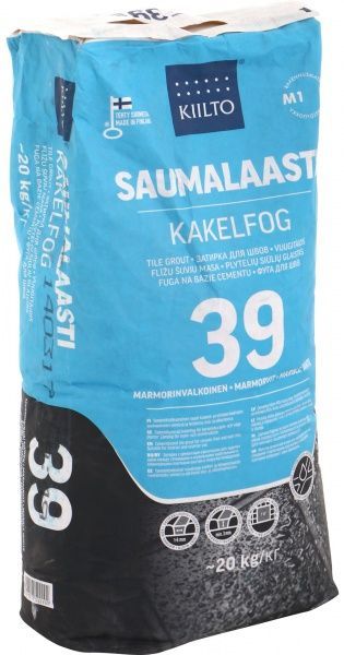 Фуга Kiilto Kesto 39 20 кг светлый мрамор 