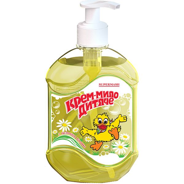 Детское жидкое мыло Кря-Кря с экстрактом ромашки 490 мл