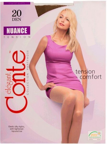 Колготки Conte NUANCE 20 den natural р. 4 бежевый 