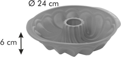 Форма для кекса DELICIA SiliconPRIME 24 см 629410 Tescoma
