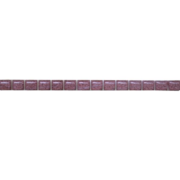 Бордюр Grandkerama олівець рожевий скло 200х13 мм