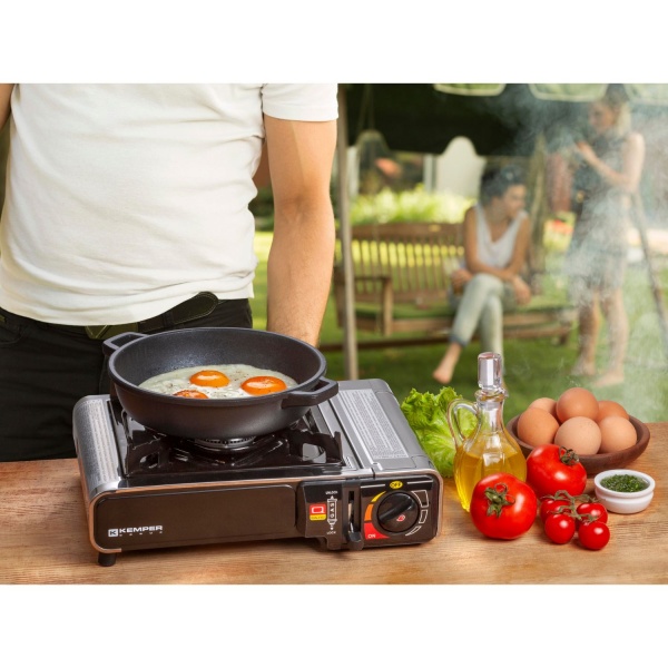 Плитка газовая Kemper Плитка газовая Kemper, пьезо 2200 Вт