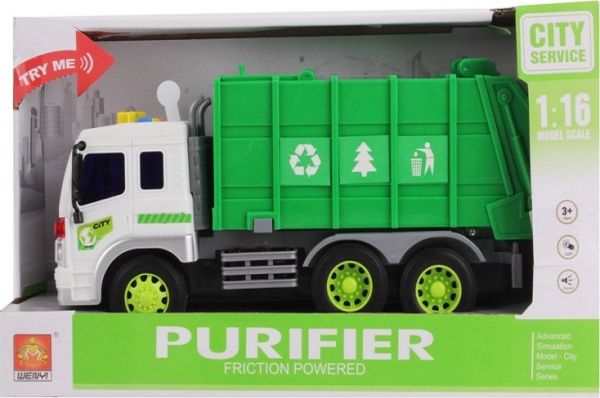 Автомобіль інерційний WENYI Сміттєвоз зі звуком і світлом WY-320A