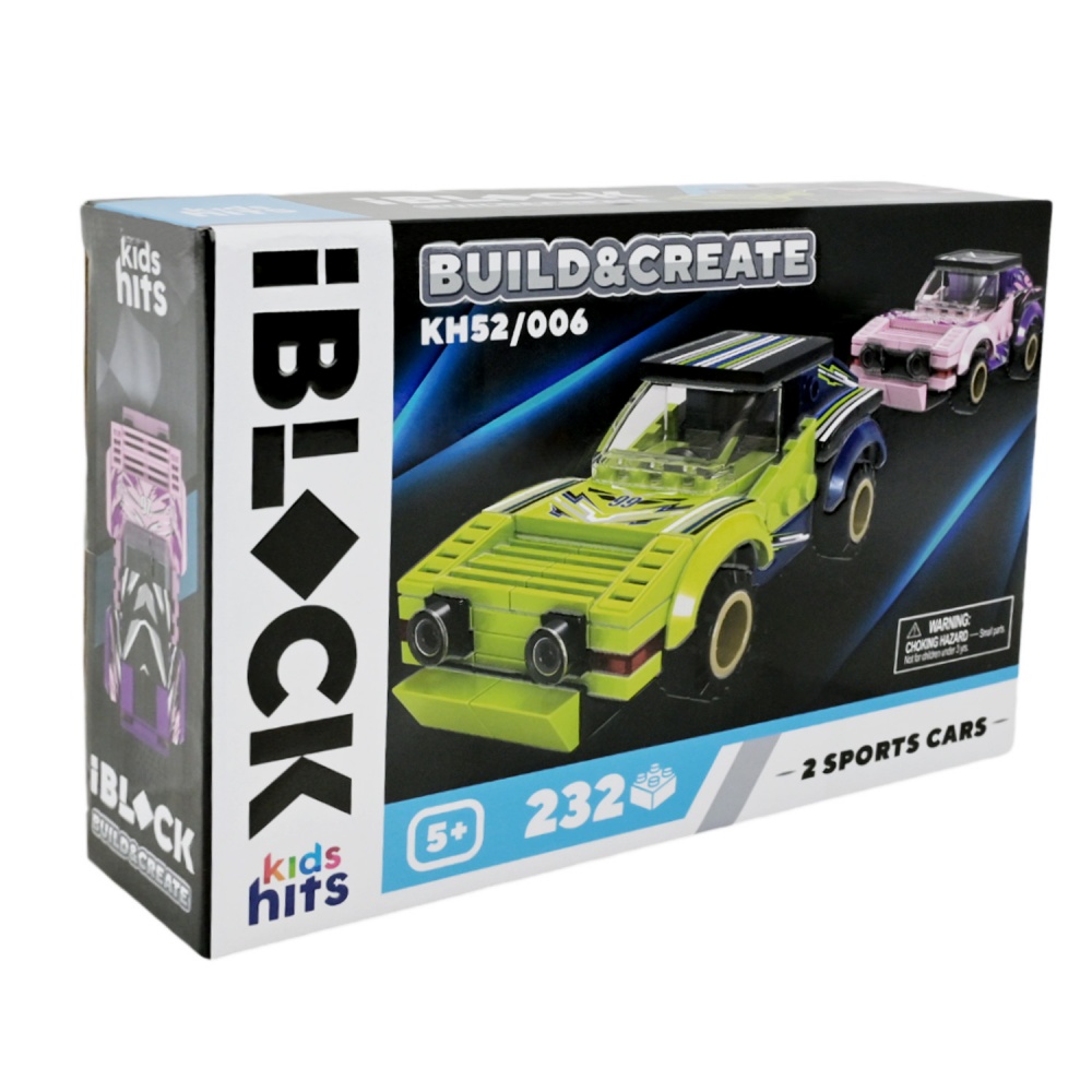 Конструктор Iblock Kids hits JUNIOR Мегакари KH52/006