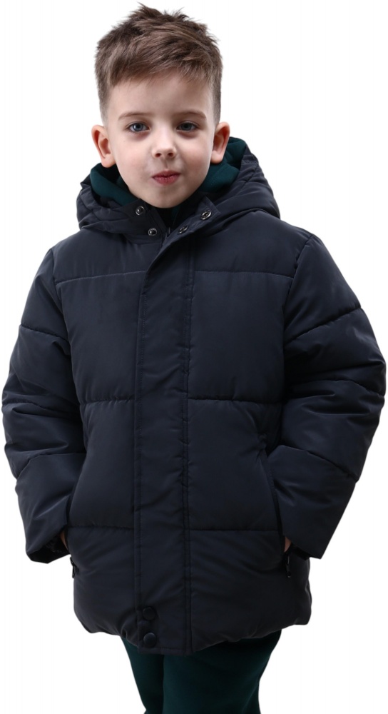 Куртка-пуховик для мальчиков HW р.116–122 черный REFLECTIVE JACKET