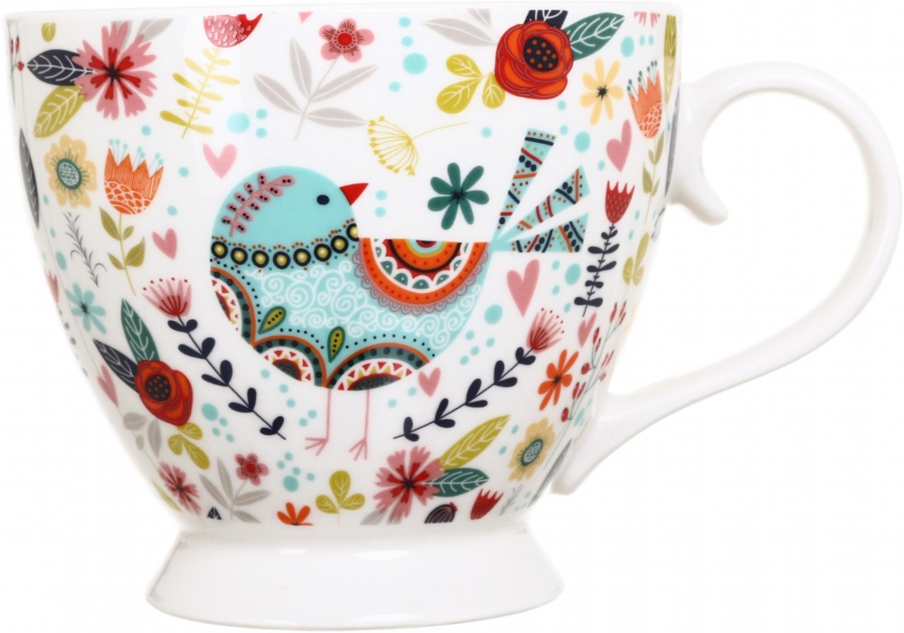 Набір чашок Fiora Blooming Birds 445 мл 2 шт.