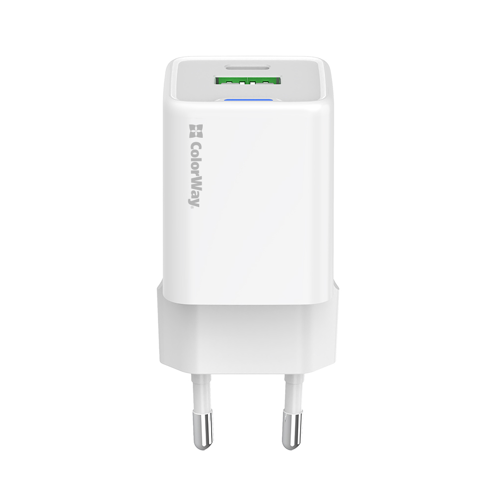 Зарядное устройство ColorWay GaN Mini 20W PD Port PPS USB