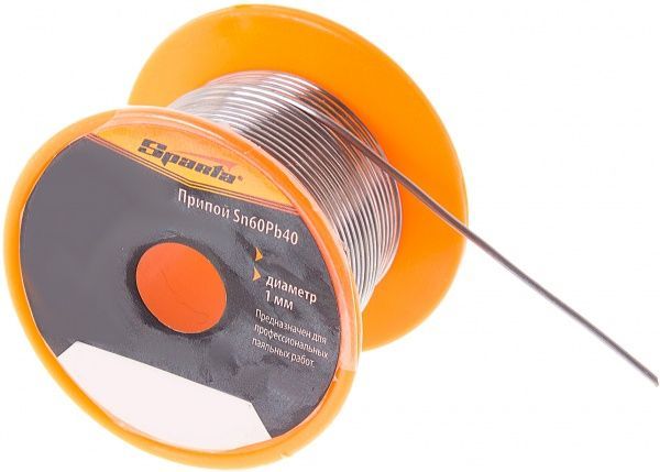 Припой Sparta D 1 мм 25 г катушка Sn60Pb40 913325