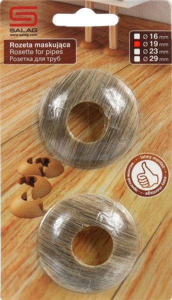 Розетка на труби Salag 67 дуб вікторія 19 мм