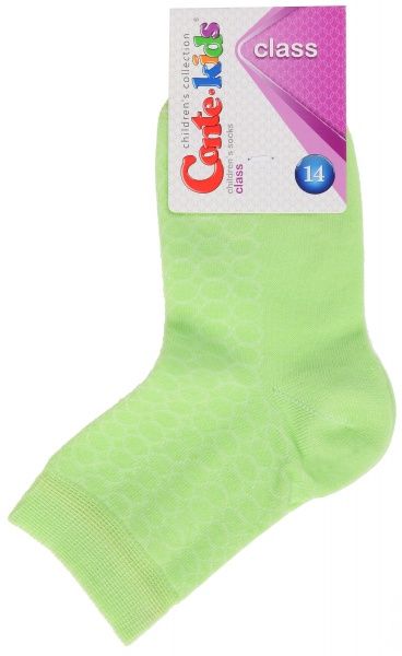 Шкарпетки Conte-Kids CLASS 147 р.14 салатовий 