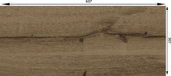 Плитка Golden Tile Skogen коричневий 947940 30,7x60,7 