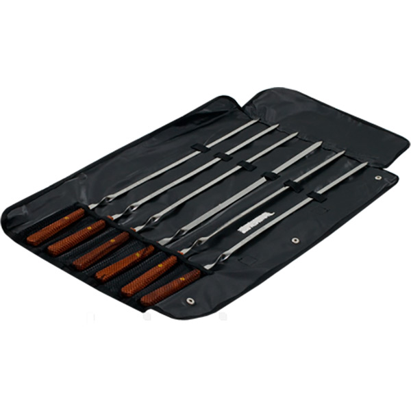 Набор шампуров Кемпинг с деревянными ручками ZDBQ-0710