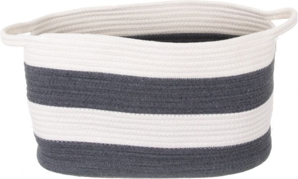 Кошик декоративний текстильний з ручками 40x25x23 см