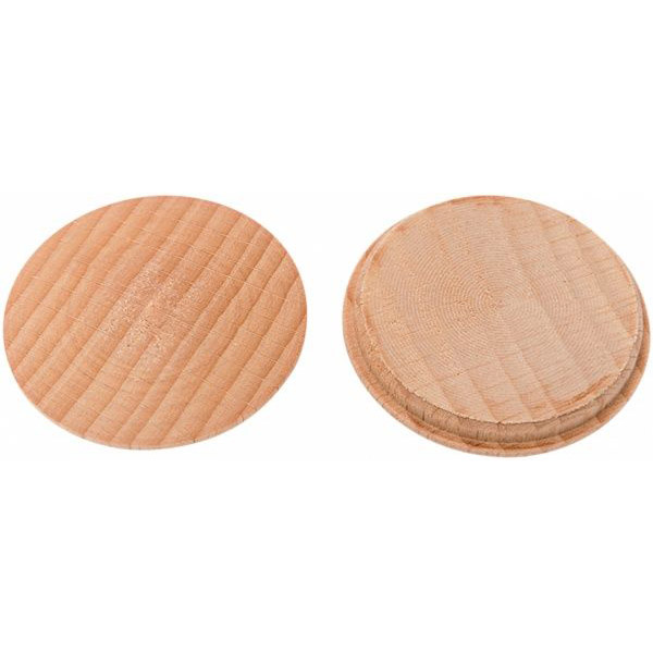 Заглушка дерев'яна d39 мм для отвору d35 мм бук 4 шт