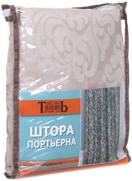 Штора Жаккард ERT DAND07-05 200х270 см молочна ТД Текстиль