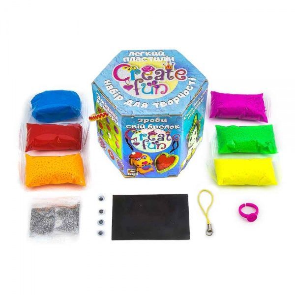 Пластилин легкий ТМ Moon Light Clay Create fun Брелок Nota Bene