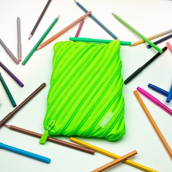 Пенал-косметичка Neon Jumbo Radiant Lime ZTJ-NN-1 Zipit салатовий