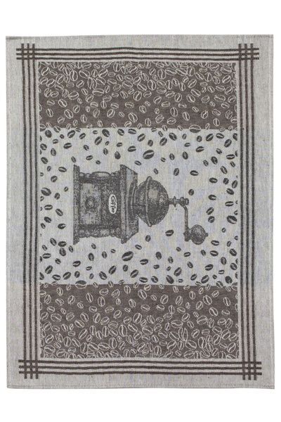 Рушник кухонний Кавоман 49x70 см Галерея льону коричневий із сірим 