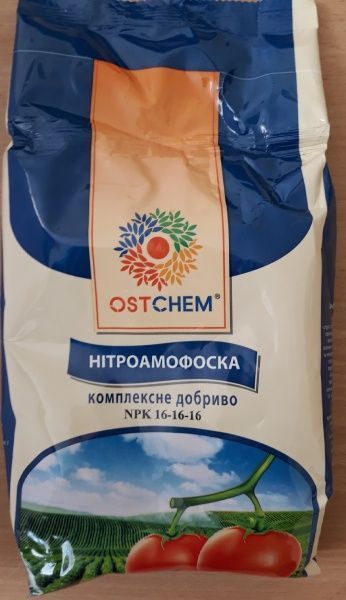 Добриво мінеральне Ostchem Нітроамофоска 16-16-16 1 кг