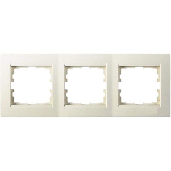 Рамка трехместная UP! (Underprice) One горизонтальная крем 706-0300-148