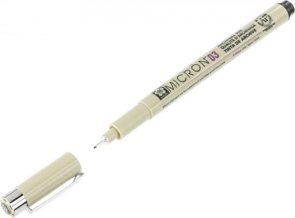 Линер PIGMA Micron (0.3) Черный  0,35 мм SAKURA