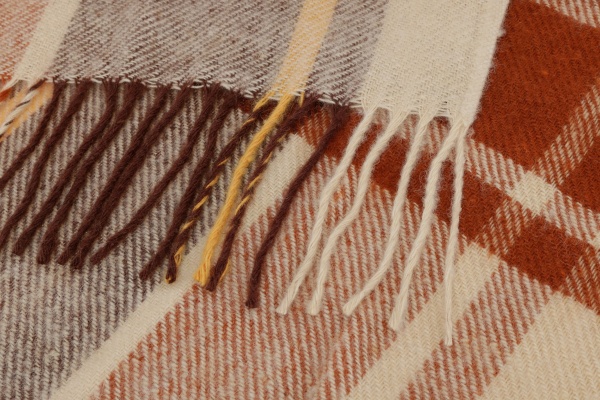 Плед дизайн 21/7 140x200 см коричневый Ярослав 