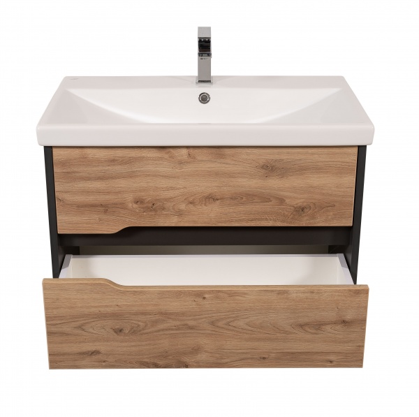 Тумба подвесная Aqua Rodos Сидней с умывальником Elite 80 см