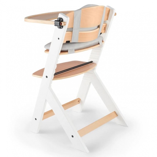 Стульчик для кормления Kinderkraft Enock White Wood с подушкой (KHENOC0PWHT0000)