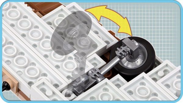 Конструктор Cobi Вторая Мировая Война Самолет Кертисс P-40 Вархавк COBI-5519