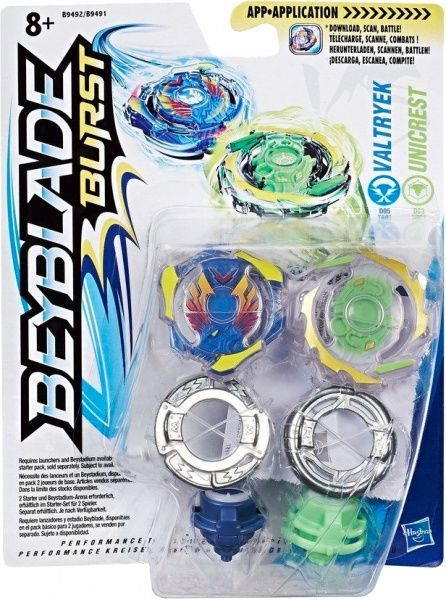 Дзиґа Hasbro BEYBLADE 2 шт. в упаковці в асортименті B9491