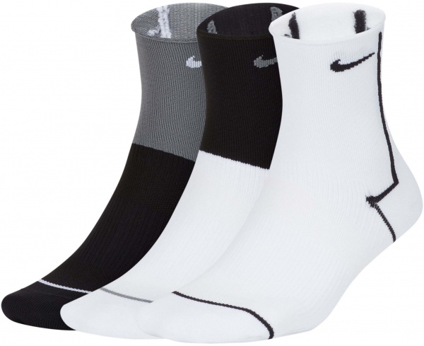 Шкарпетки Nike EVERYDAY PLUS LIGHTWEIGHT CK6021-904 р.S різнокольоровий