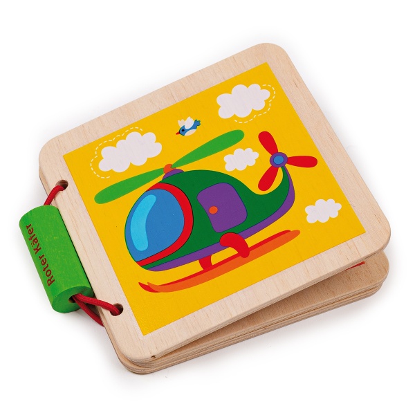 Розвиваюча іграшка Roter Kafer книга Транспорт RW3034