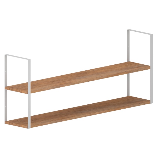 Кронштейн для полок Valore Прямоугольник двойной Loft SW-DR-28 белый