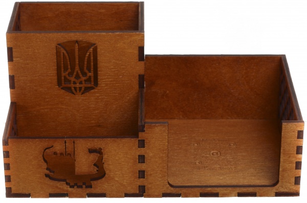 Подставка для канцелярии Основатели Киева 18,8x10,3x9,5 см Тик Nice goods