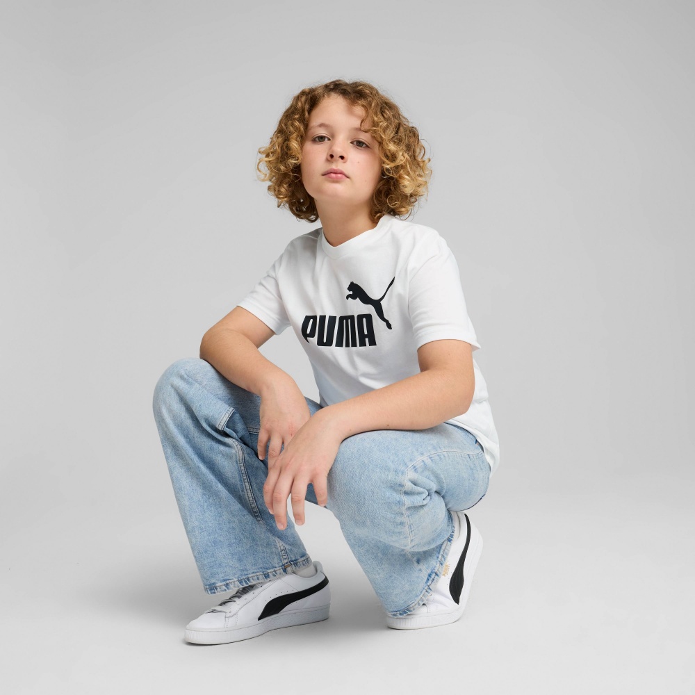 Футболка Puma ESS No. 1 Logo Tee B 68490602 р.176 білий