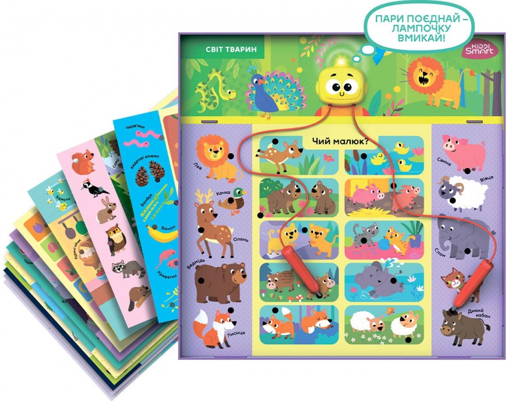 Гра Kiddi Smart електронна Вікторина Світ тварин S2 157-A-0011-UA