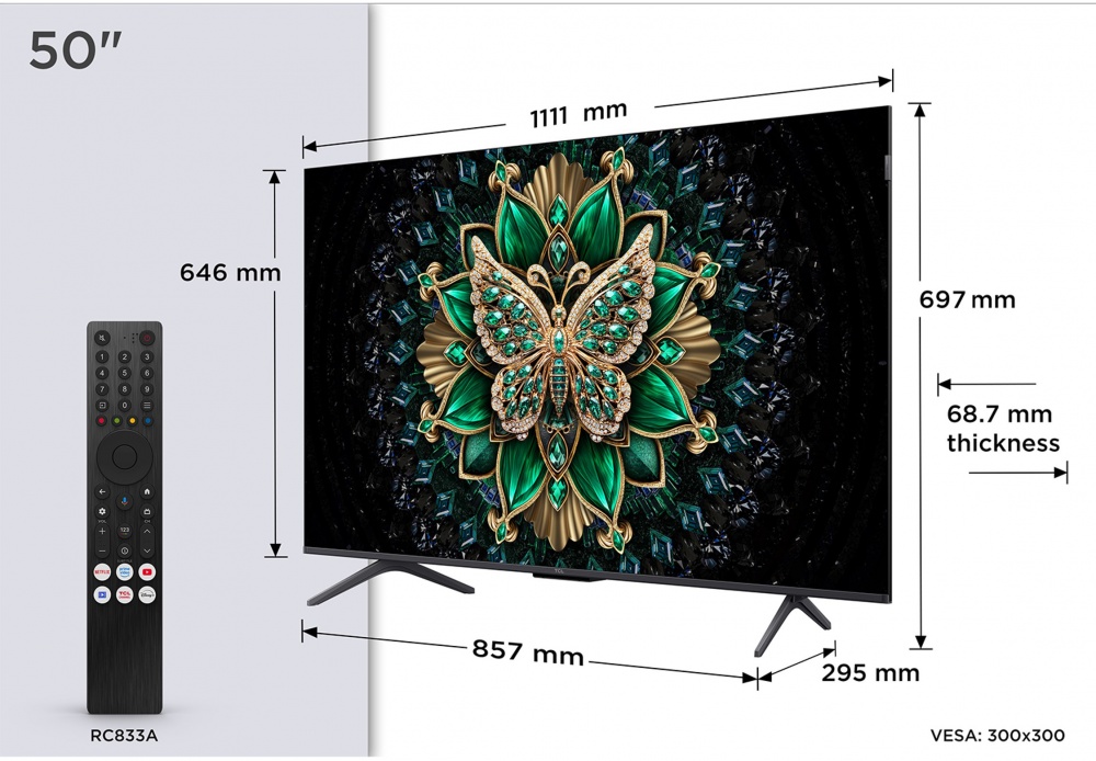 Телевизор TCL 50C6K