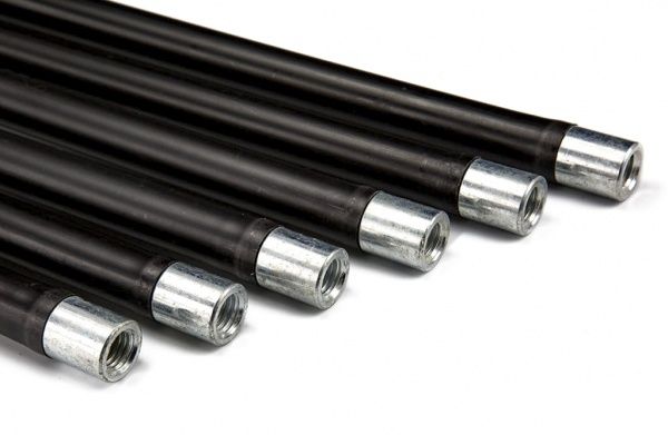 Комплект гибких ручек Savent для чистки дымохода 1 м 6 шт 