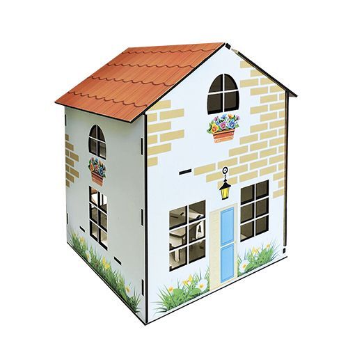3D-конструктор Збірайко Игрушечный дом с комплектом мебели