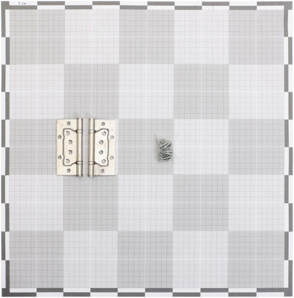 Петля евро  BRUNO 36247 Eurocento 100x2.2 мм матовый никель 2 шт