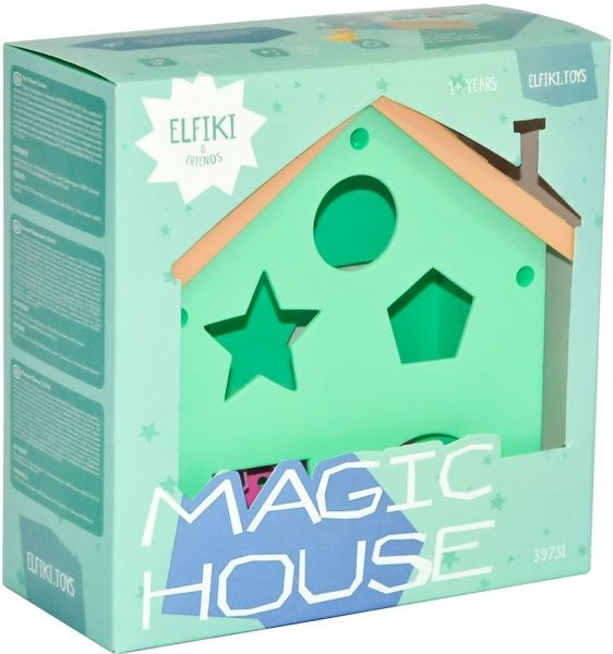 Игрушка развивающая ELFIKI Домик 39731