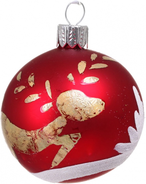 Шар новогодний мульти d 60 мм в ассортименте