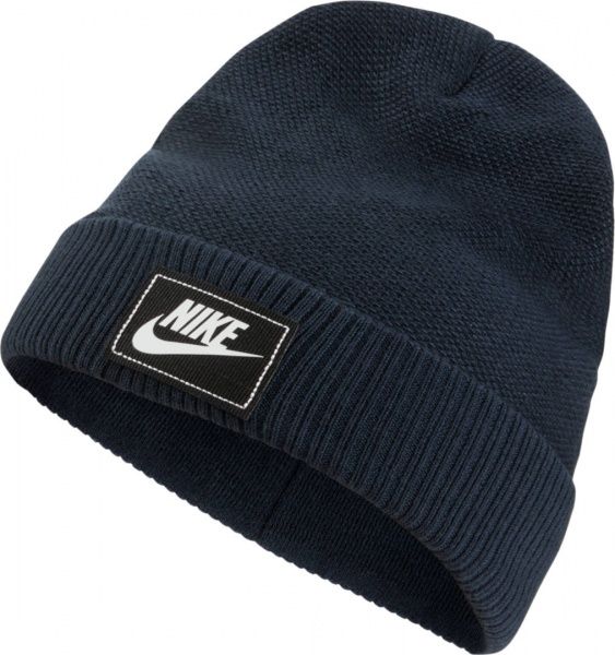 Шапка Nike U NSW BEANIE CUFFED FUTURA CW6323-451 OS черный