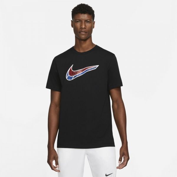 Футболка Nike M NK MASH SWOOSH SS TEE DD0767-010 L чорний