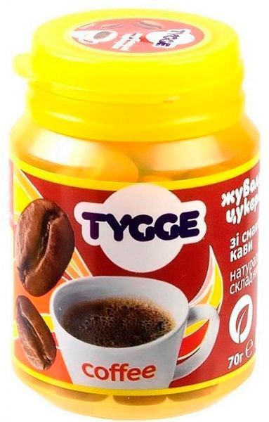 Конфеты жевательные TUGGE со вкусом Кофе 70 г  — фото 1